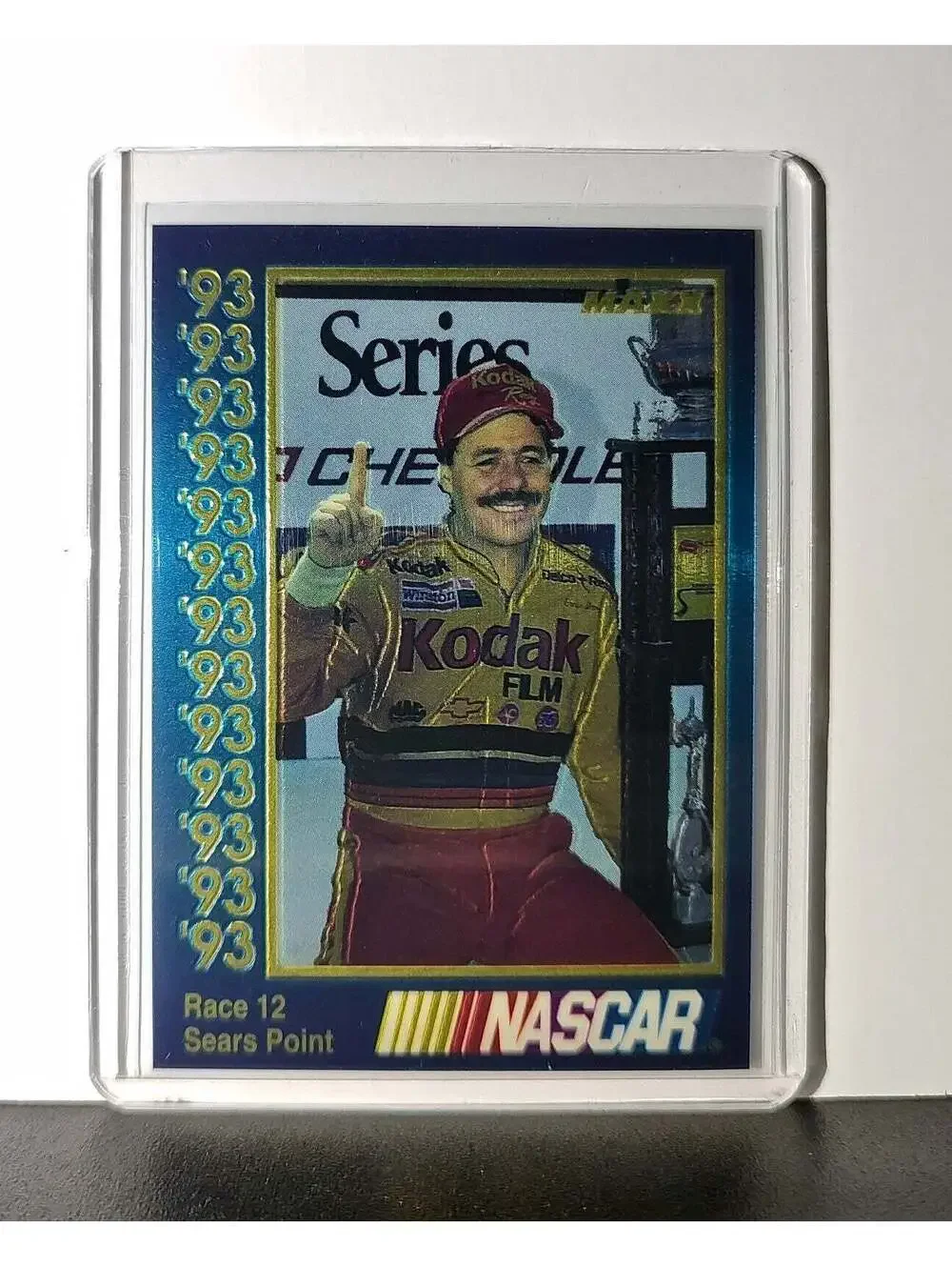 Race 12 Sears Point YR 1993 Maxx Premier Plus Racing #191 NASCAR Card